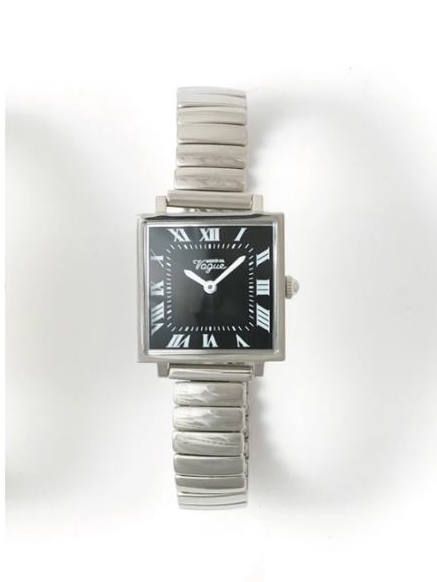 Carré ( カレ ) Extension BELT - クオーツ式腕時計 - S (ユニセックス) - シルバー / シャンパン