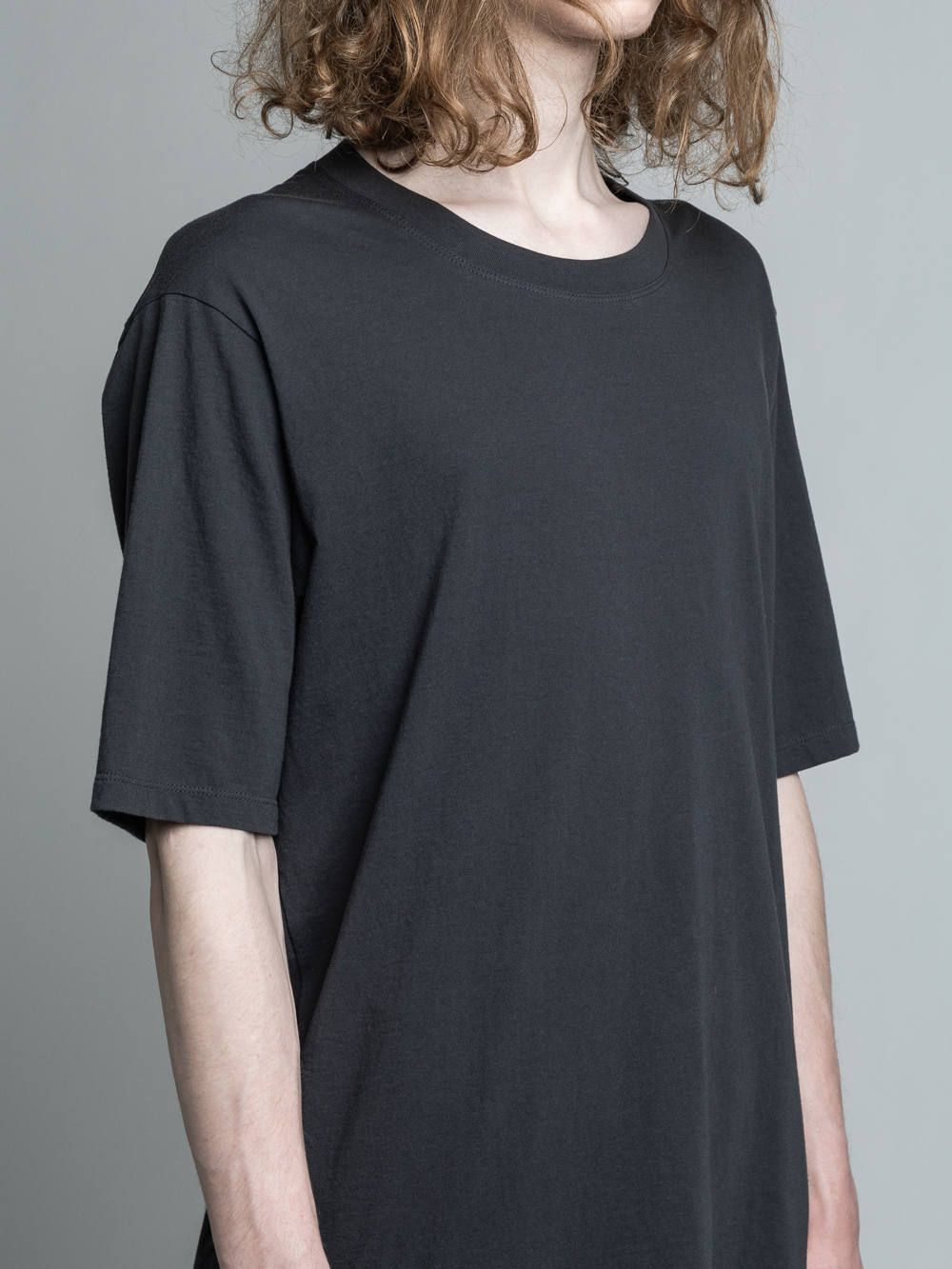 コーデュラナイロン切り替えTシャツ - CHARCOAL