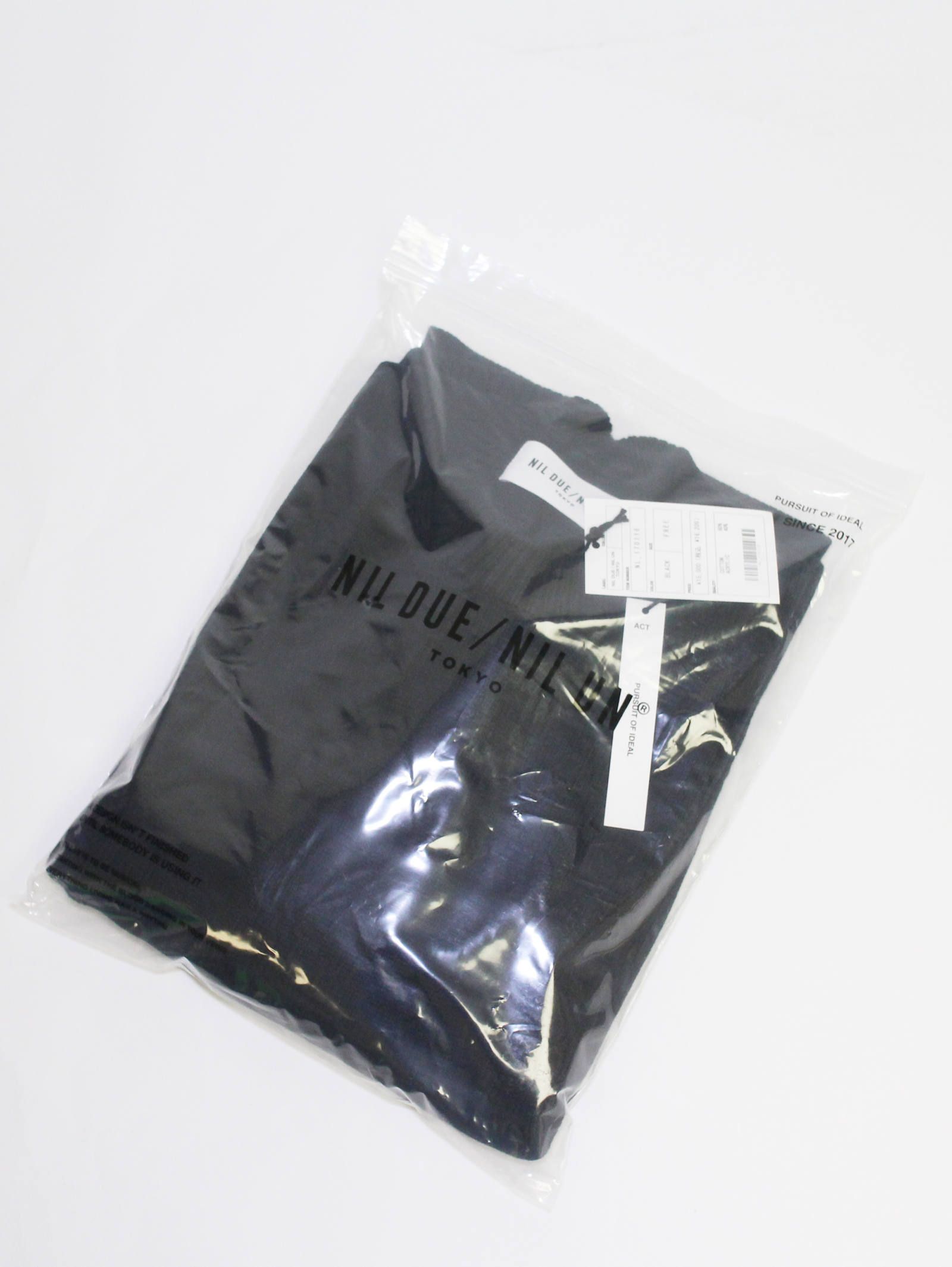 ロングスリーブニット - LONG SLEEVE KNIT - BLACK