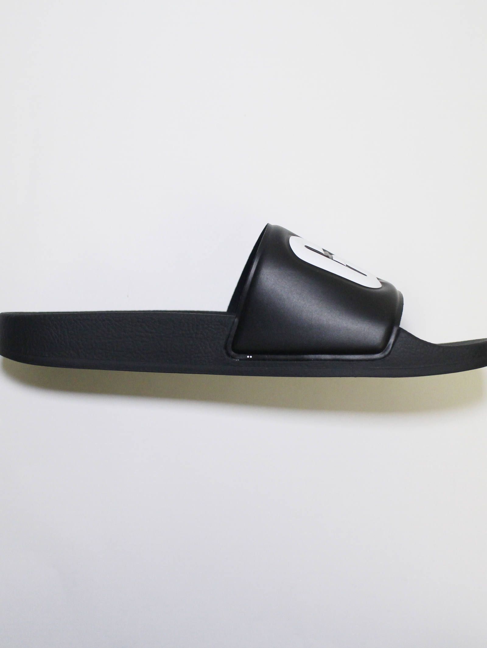 MSGM - MSGMロゴ サンダル - LOGO POOL SLIDE - BLACK | ADDICT WEB SHOP