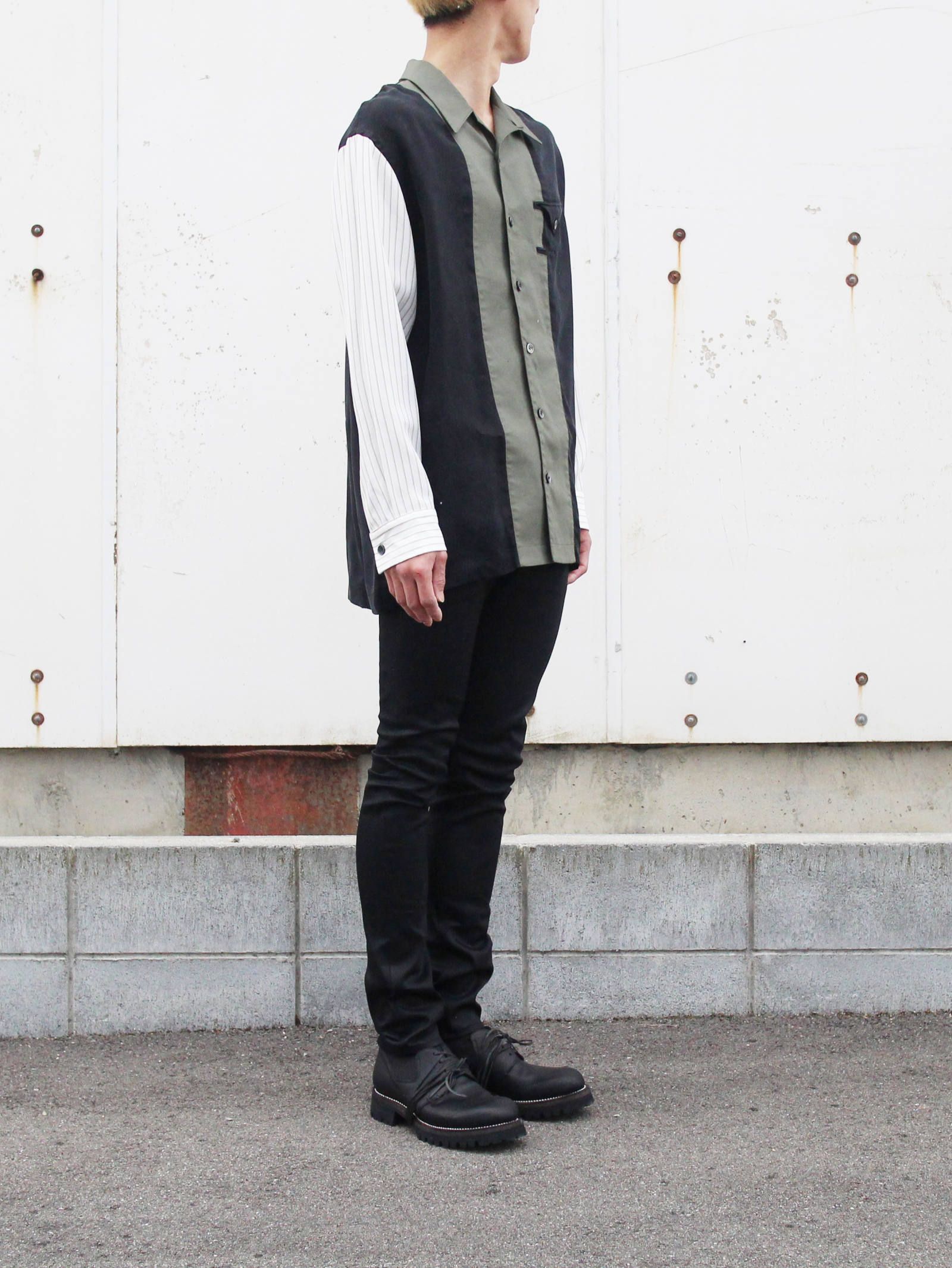 ライニングシャツ - LINING SHIRTS MOSSGREEN