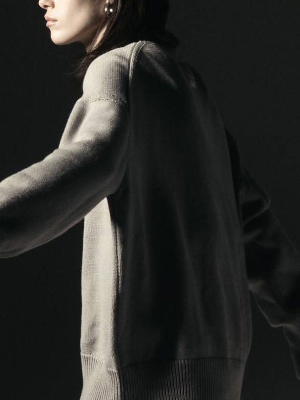ロングスリーブニット - LONG SLEEVE KNIT - BEIGE