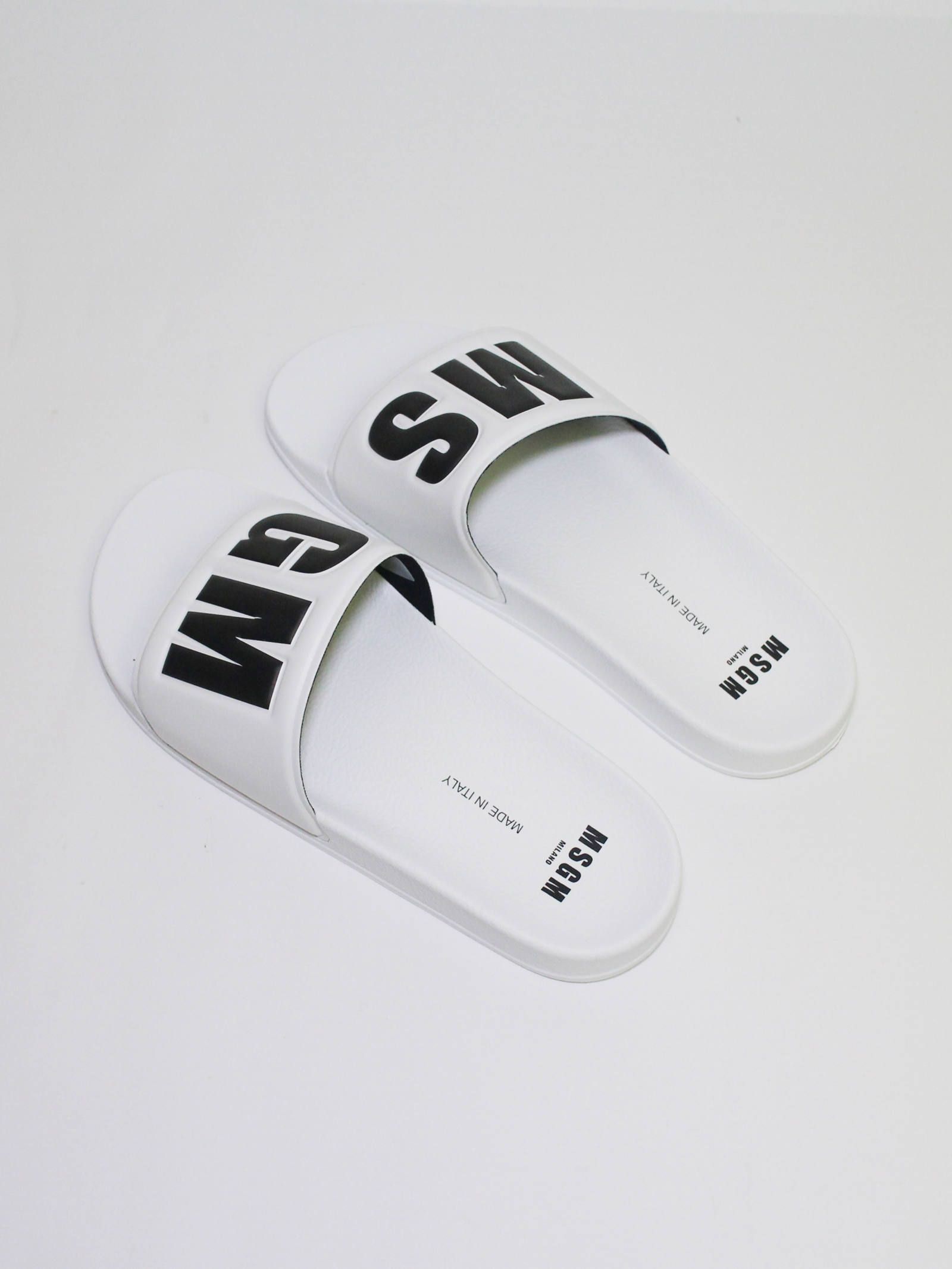 MSGM - MSGMロゴ サンダル - LOGO POOL SLIDE - BLACK | ADDICT WEB SHOP