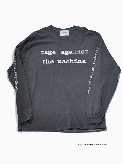 RATM コラボカットソー - RATM L/S MOKOTOV COCKTAIL & LOGO 90S - BLACK