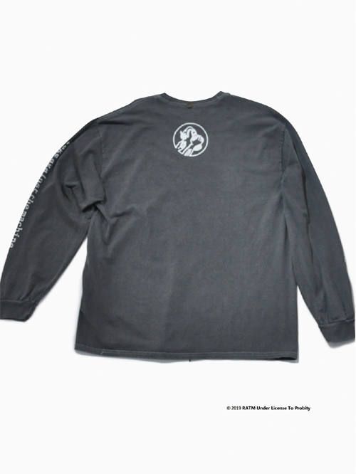 RATM コラボカットソー - RATM L/S MOKOTOV COCKTAIL & LOGO 90S - BLACK