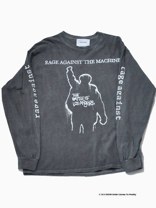 Insonnia Projects - RATM コラボカットソー - RATM L/S THE BATTLE OF LOS ANGELES 1999  - BLACK | ADDICT WEB SHOP