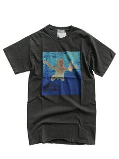 ニルヴァーナ ヴィンテージティー - NIRVANA NEVER MIND SHORTSLEEVE TEE - BLACK