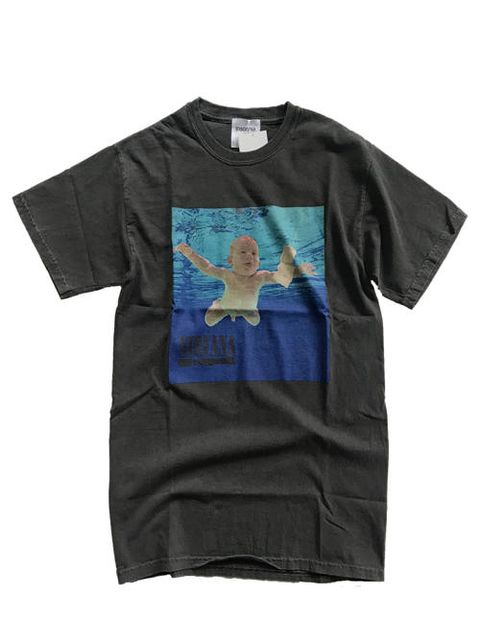 ニルヴァーナ ヴィンテージティー - NIRVANA NEVER MIND SHORTSLEEVE TEE - BLACK