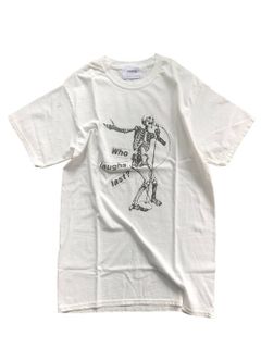RATMコラボカットソー - RATM LAUGHS LAST TEE - WHITE