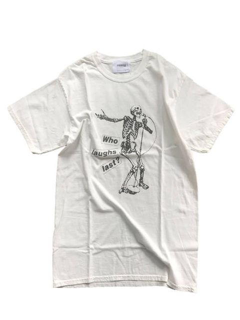 RATMコラボカットソー - RATM LAUGHS LAST TEE - WHITE