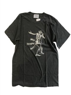 RATMコラボカットソー - RATM LAUGHS LAST TEE - BLACK