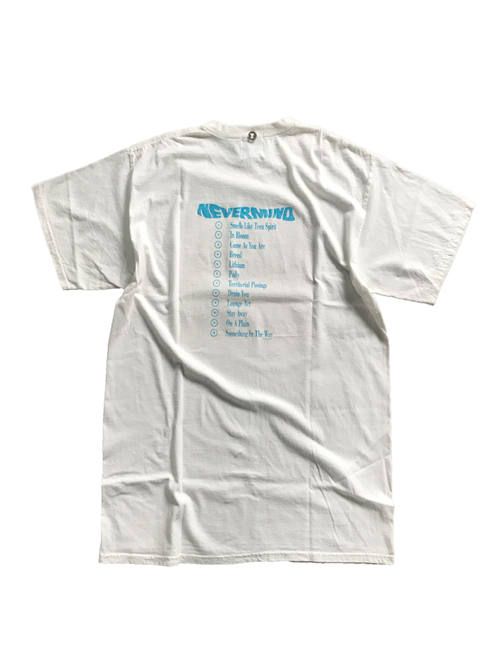 ニルヴァーナ ヴィンテージティー - NIRVANA NEVER MIND SHORTSLEEVE TEE - WHITE
