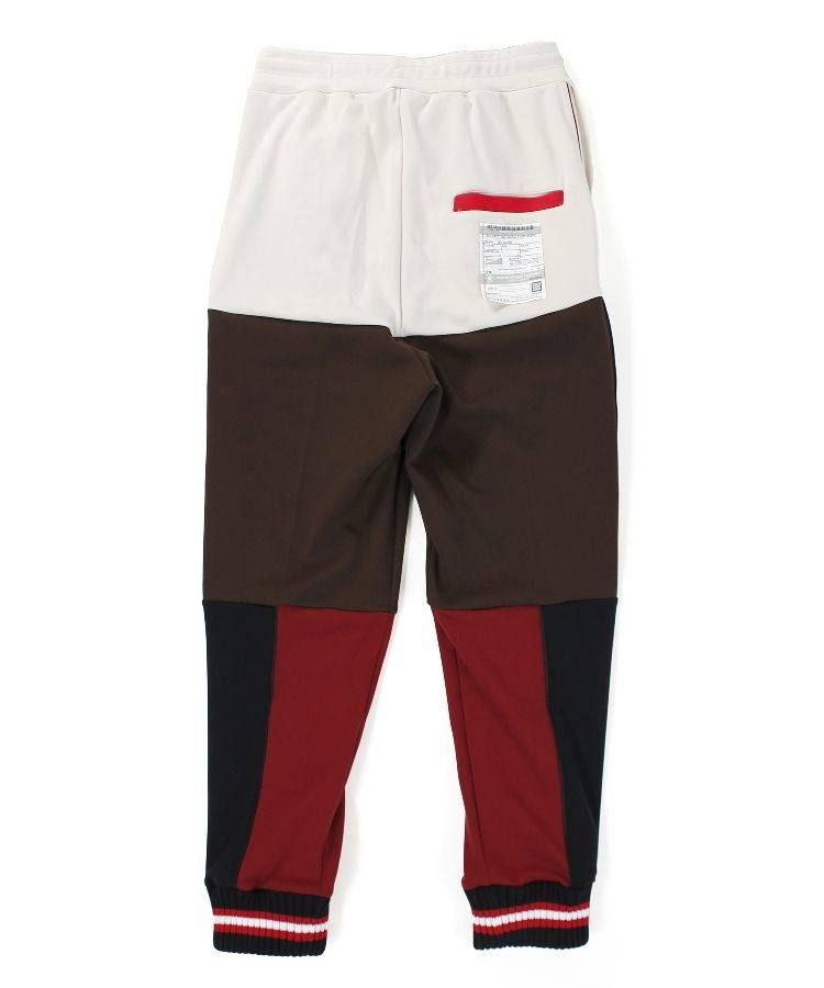 ボーダートラックパンツ -  border track pants	Brown