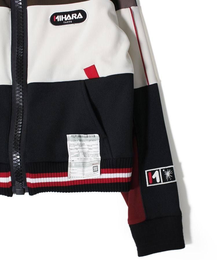 ボーダートラックジャケット - Border track jacket BROWN