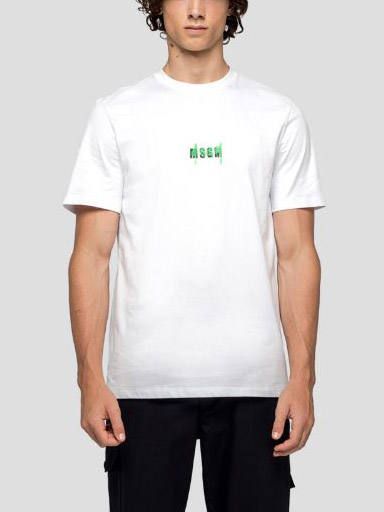 MSGM - スプレープリントTシャツ - T-SHIRT MICRO LOGO SPRAY MSGM