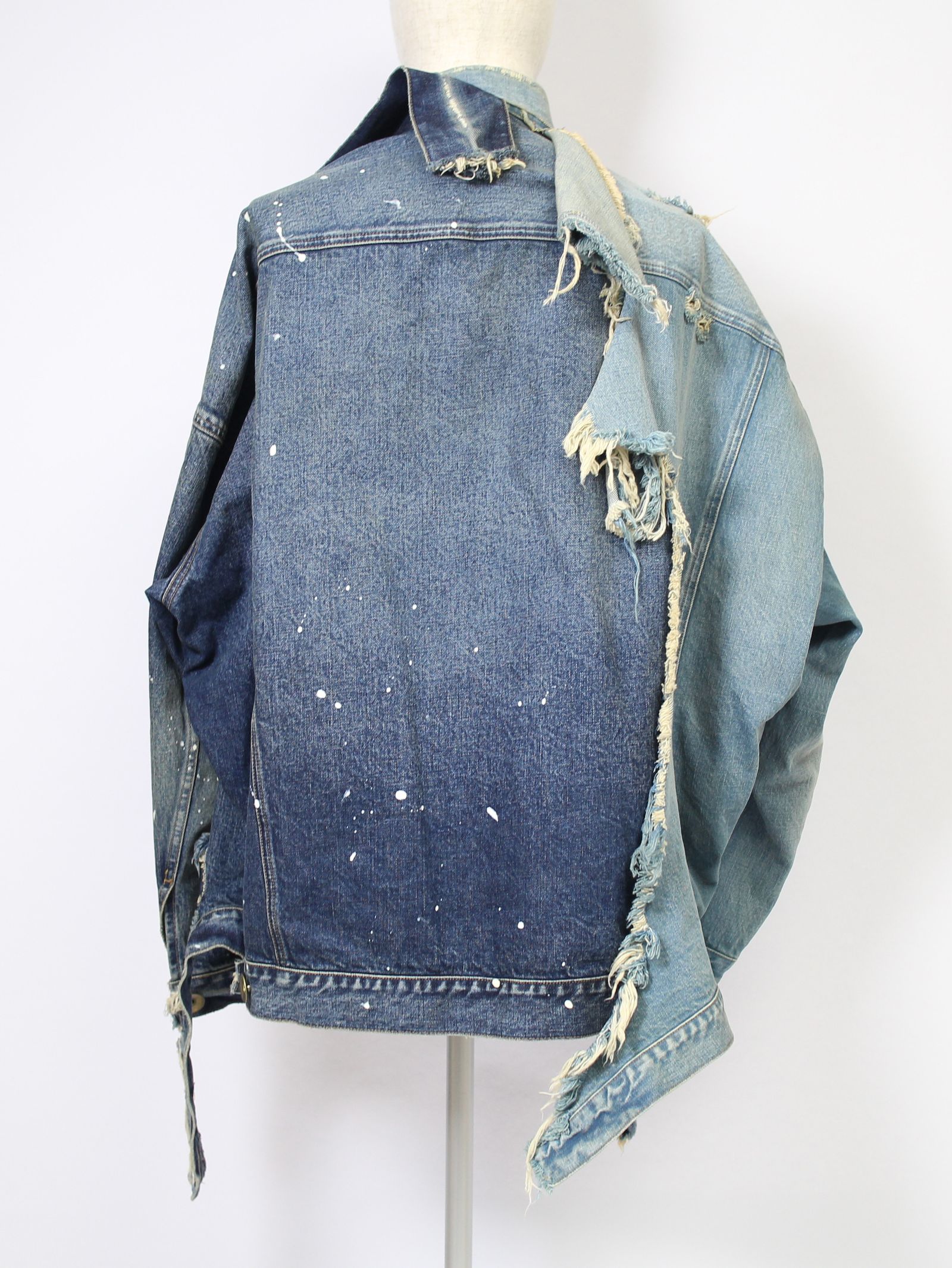 Maison MIHARA YASUHIRO - Draped Denim Jacket - ドレープデニム