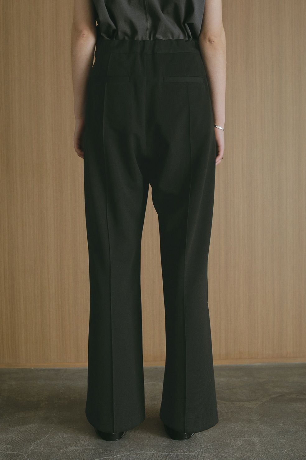 サイドベンツパンツ - SIDE VENTS PANTS BLACK