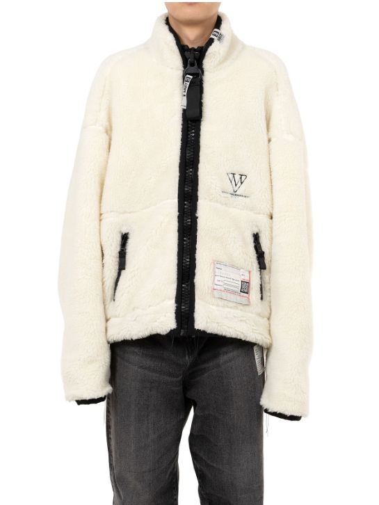 アマチュアソーンライクボアジャケット - Amateur Sewn Like Boa Jacket (WHITE)