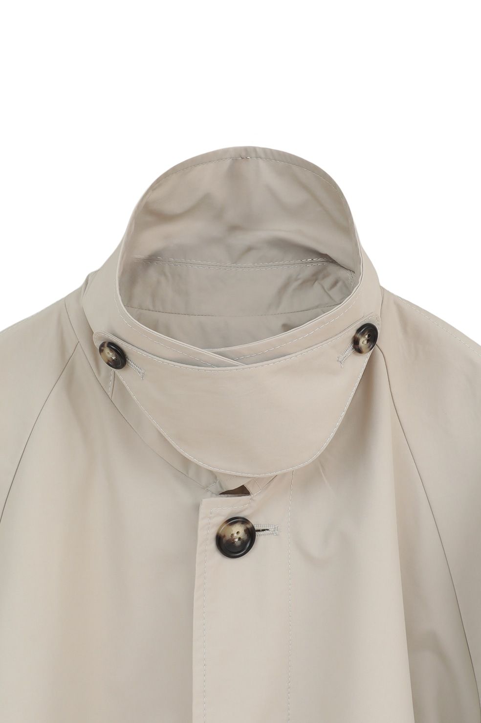 ステンカラーコート	- BULKY LINE STAIN COAT (BEIGE)