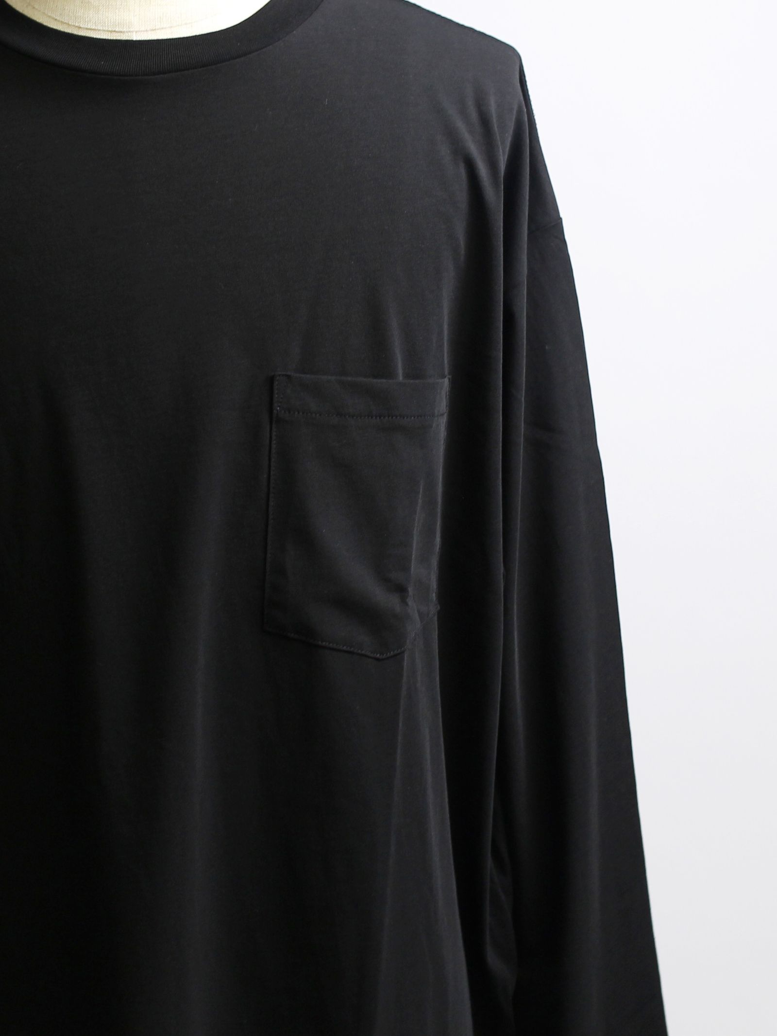 "POCKET TEE L/S - Technorama  - BLACK