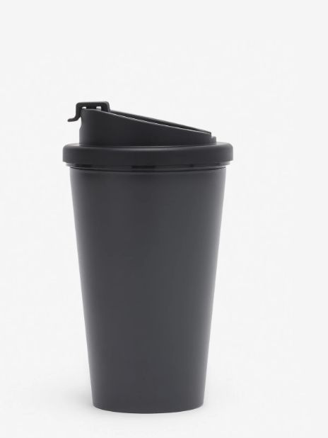 カフェ キツネ コーヒー カップ タンブラー - BLACK