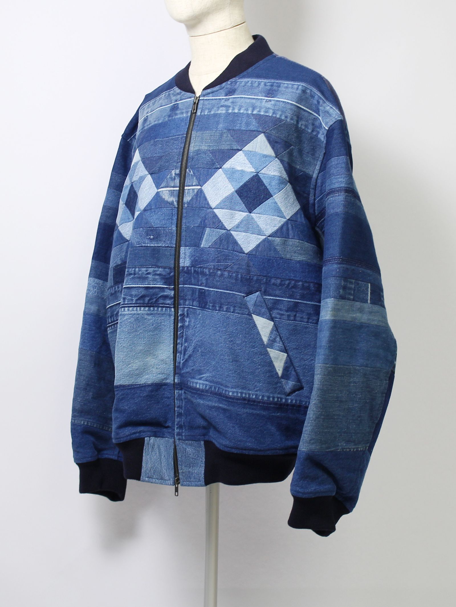 再構築デニムブルゾン - REWORK DENIM BLOUSON