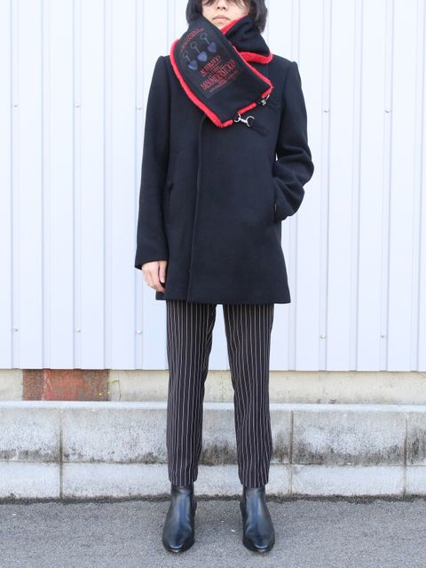 『YUKI HASHIMOTO × GalaabenD』 SCARF ATTACHED PEACOAT STYLE