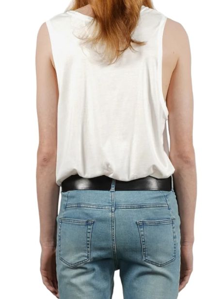モダール ジャージー タンクトップ - Modal Jersey Tank Top WHITE