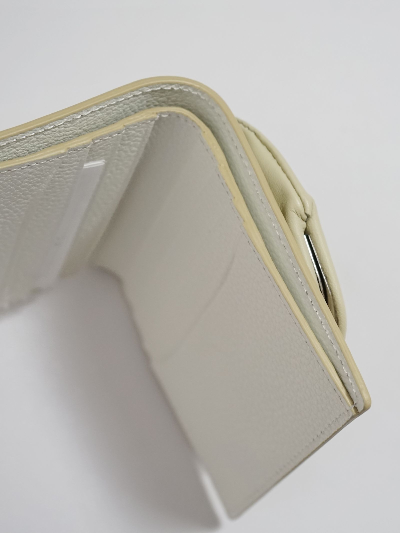 フォルデッドウォレット&コインケース - Folded Wallet & Coin Case - BEIGE