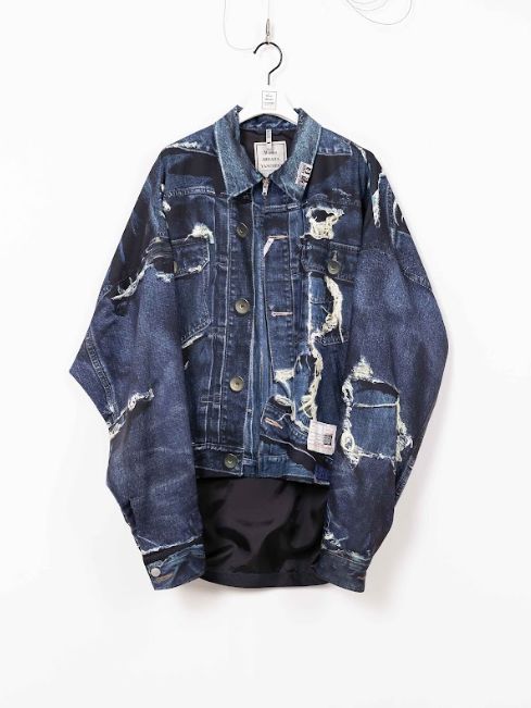 T.A.T.A コラボ転写デニム - TROMPE-L'OEIL DENIM JACKET