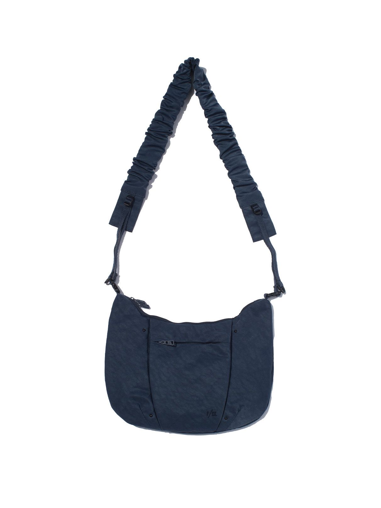 テクスチャード ツイル ポーチバッグ  / TEXTURED TWILL POUCH （Navy)