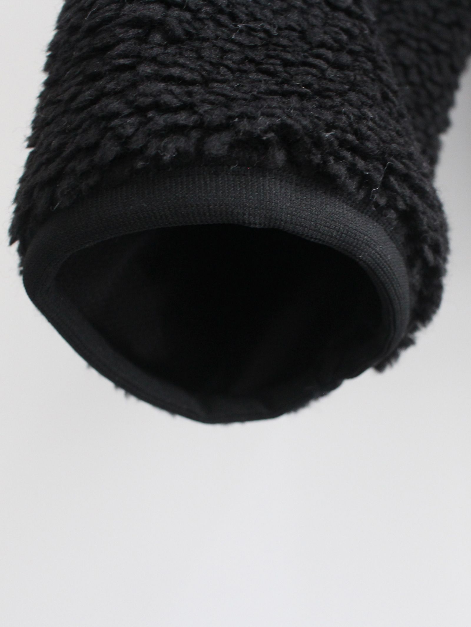 ワイドバック ボア ブルゾン  - Wide Back Boa Blouson BLACK