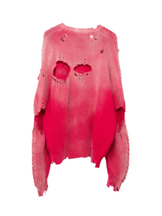 【メンズ】 サンフェイデッドライク ニットプルオーバー - Sun Faded Like Knit Sweater - PINK