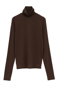 コンフォータブル タートル トップス - COMFORTABLE TURTLE TOPS (BROWN)