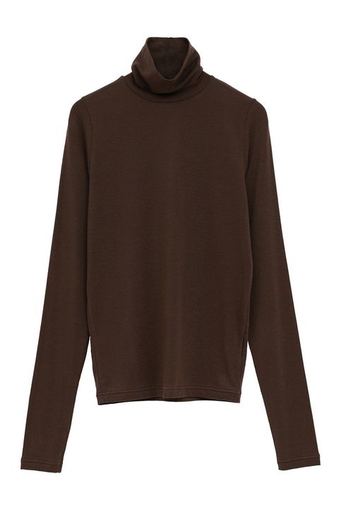 コンフォータブル タートル トップス - COMFORTABLE TURTLE TOPS (BROWN)