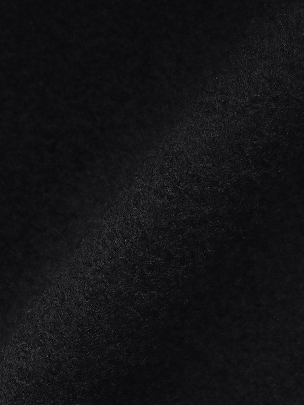フーディーストールコクーンコート - BLACK
