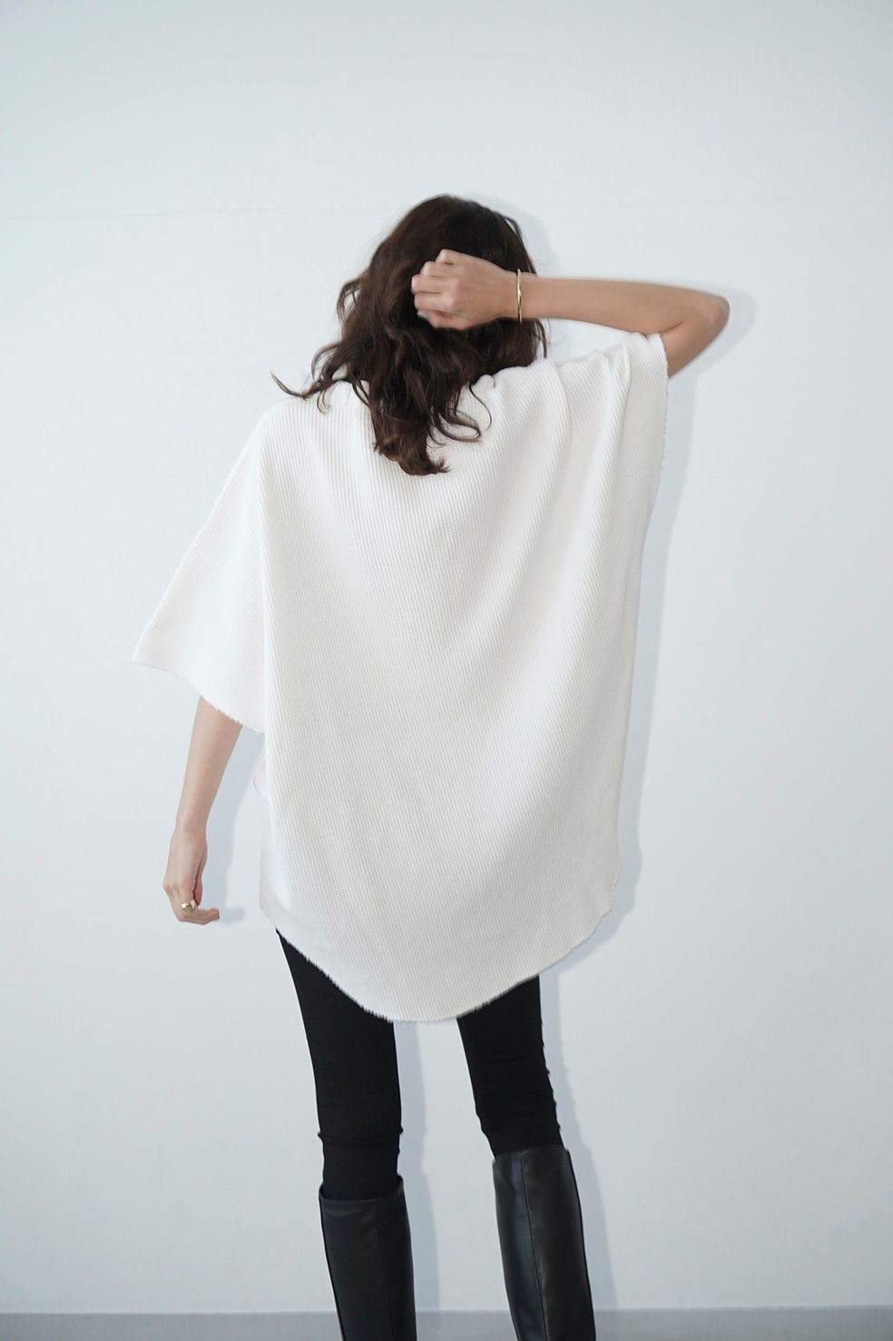 CLANE - サーマル ビッグ トップス - THERMAL BIG TOPS - WHITE