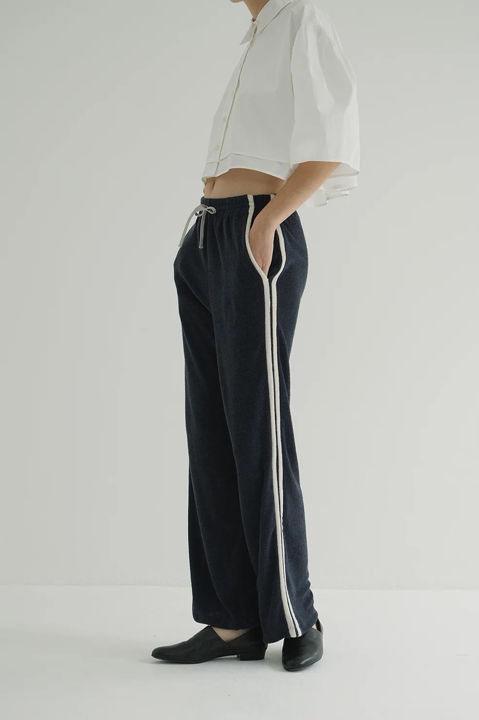 パイルラインパンツ - PILE LINE PANTS -  NAVY