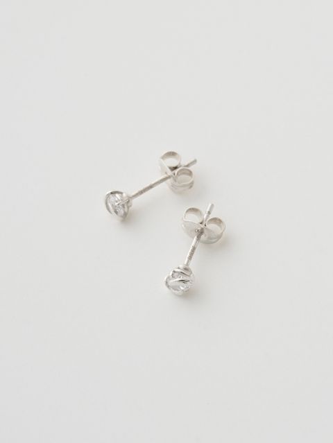 【片耳用ピアス】 S PRONG STUD - SILVER