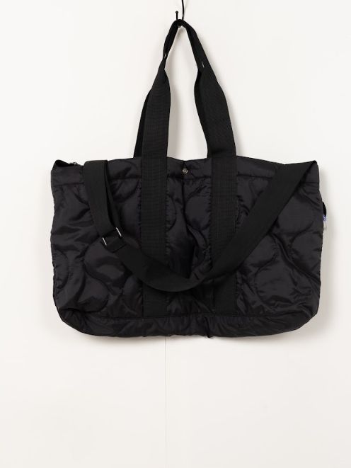 リップストップキルトバッグ - RIPSTOP QUILT  BAG - BLACK