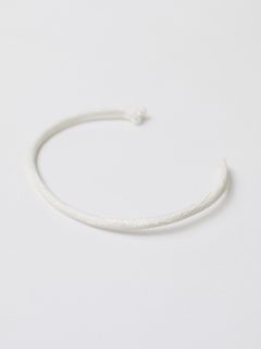 【DETAJ X RIGARDS】 ブレスレット  - STERLING SILVER TEMPLE BRACELET - WHITE