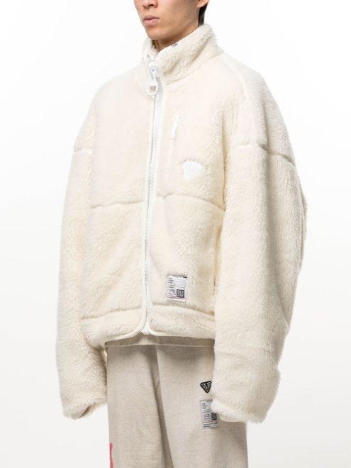 【26AW】 ワイドバッグボアブルゾン - Wide Back Boa Jacket - WHITE