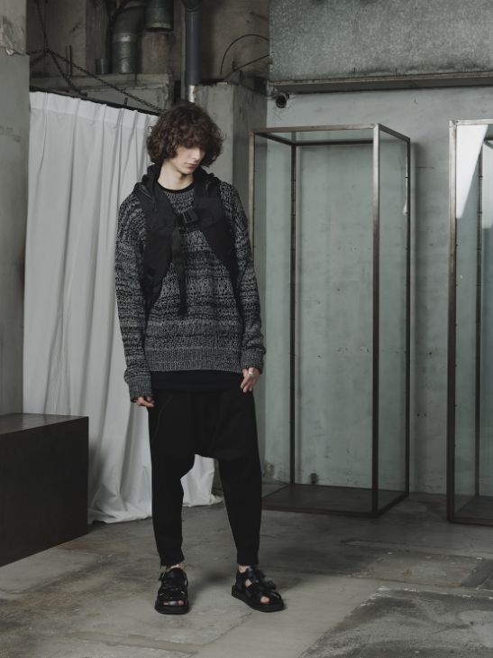 メッシュニット - GREY