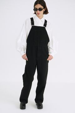 オーバーオール - WAIST ADJUST OVERALLS - BLACK