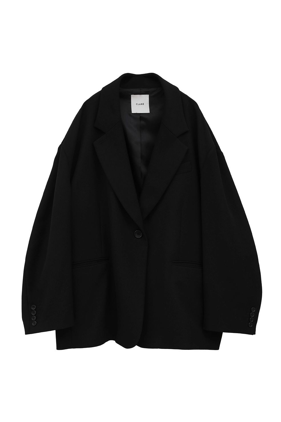 オーバーサイズテーラードジャケット | 2WAY TAILORED OVER JACKET (BLACK)