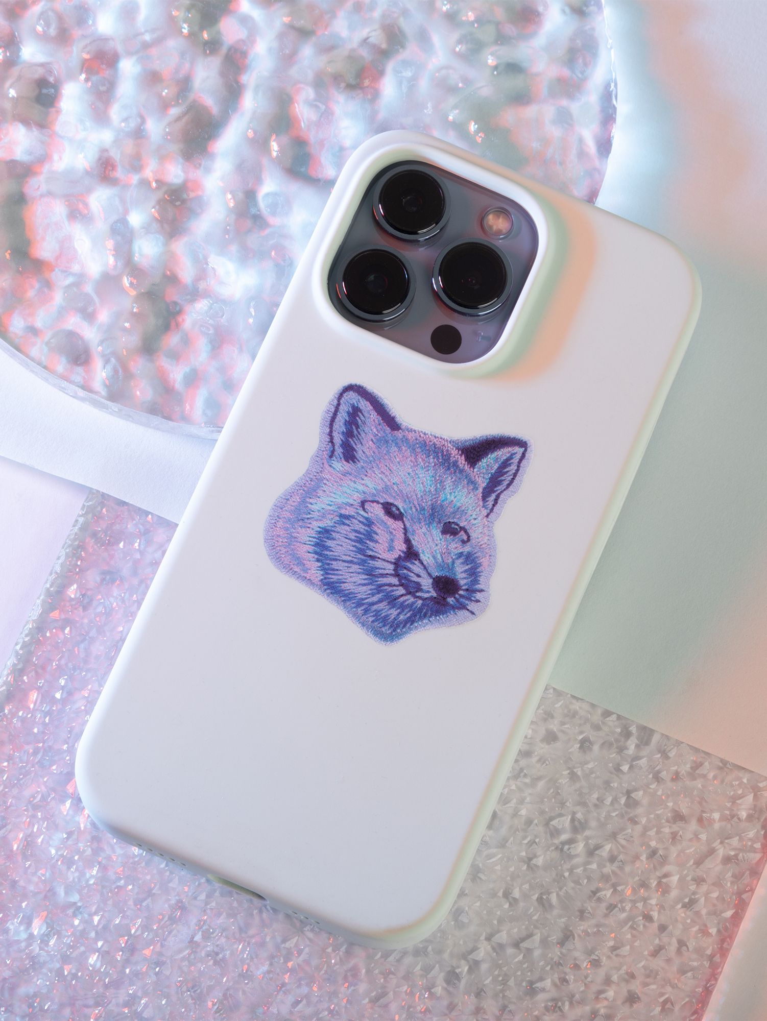 MAISON KITSUNÉ - 【IPHONE13 PROMAX】 COOL TONE FOX HEAD CASE FOR