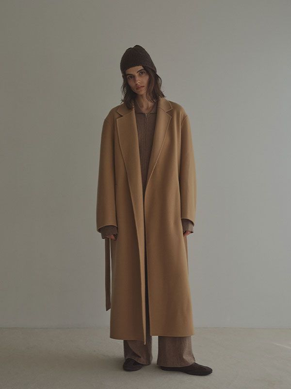 メルトンロングリバーコート (CAMEL)