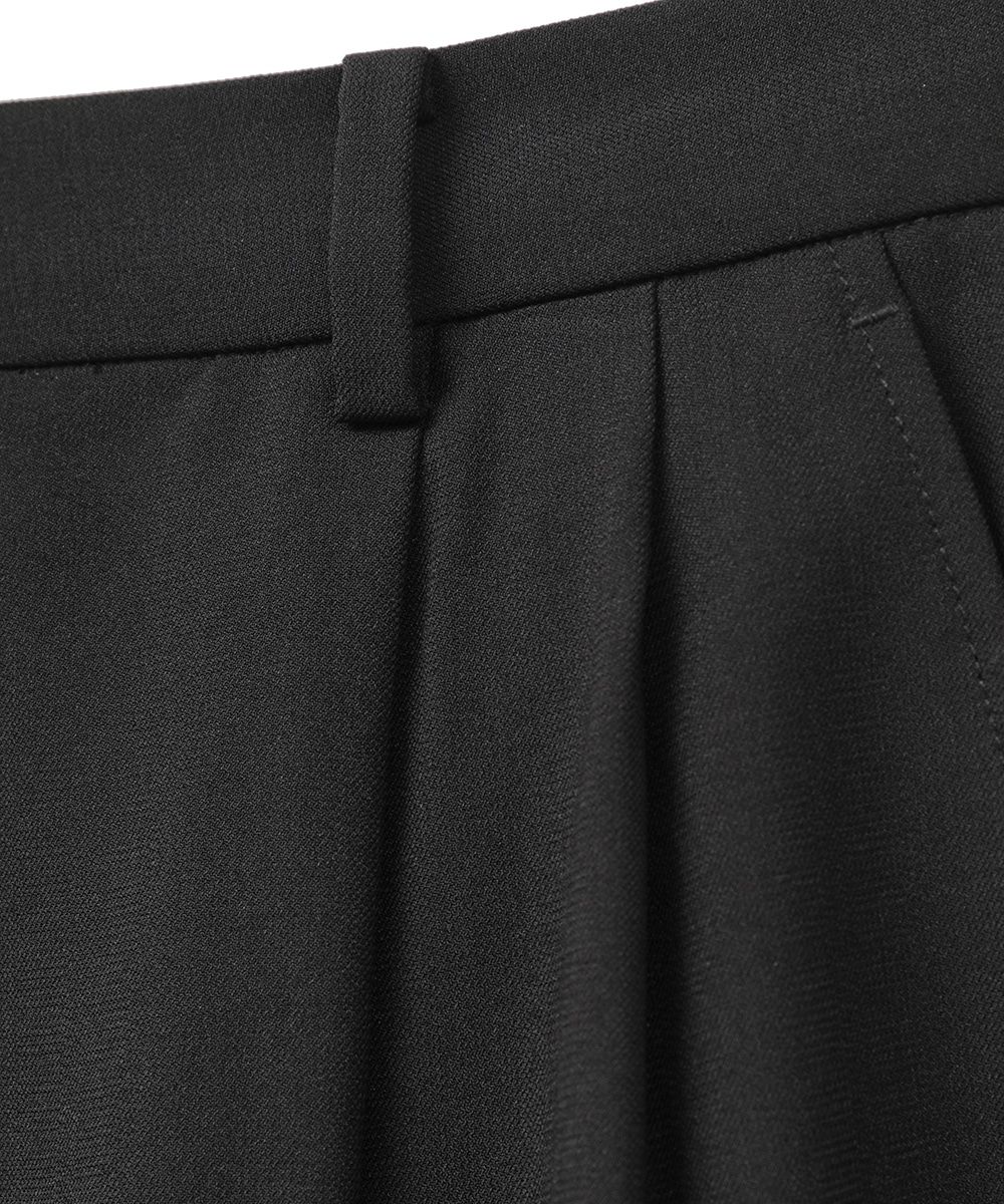 21AW ベーシックタックパンツ -  BASIC TUCK PANTS - BLACK