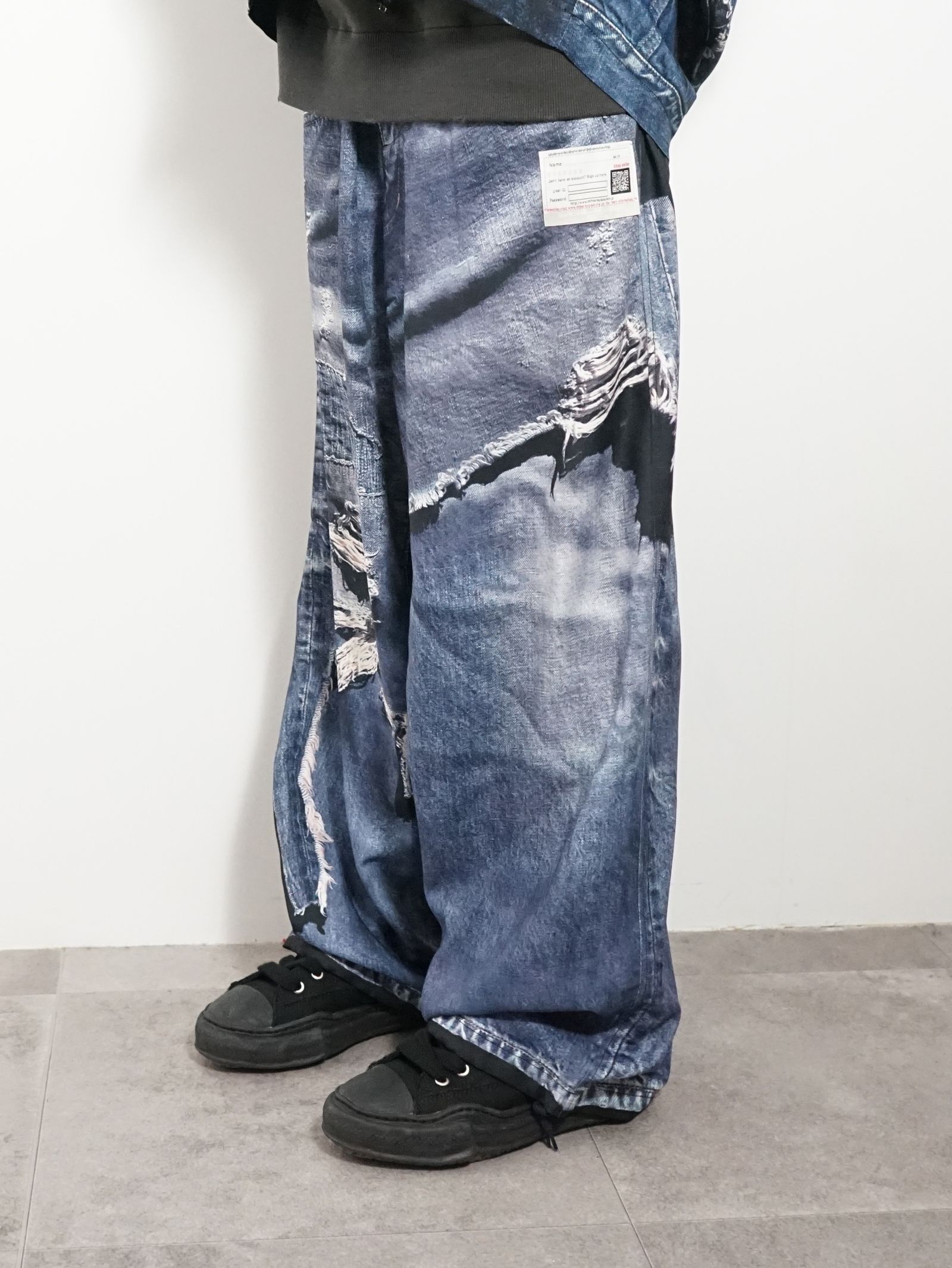 Maison MIHARA YASUHIRO - T.A.T.A コラボ転写デニムパンツ