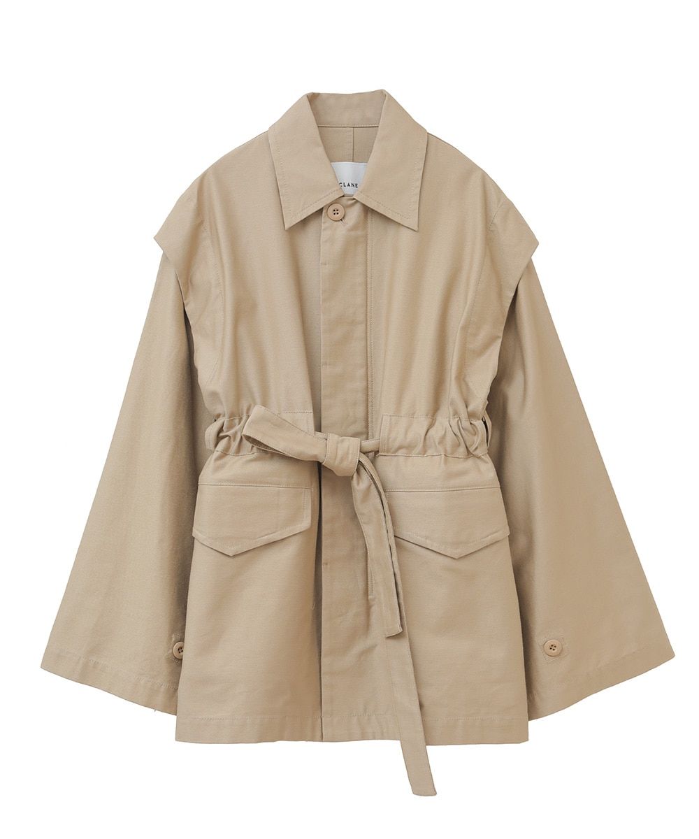 CLANE - 2WAY MILITARY JACKET - BEIGE | ADDICT WEB SHOP